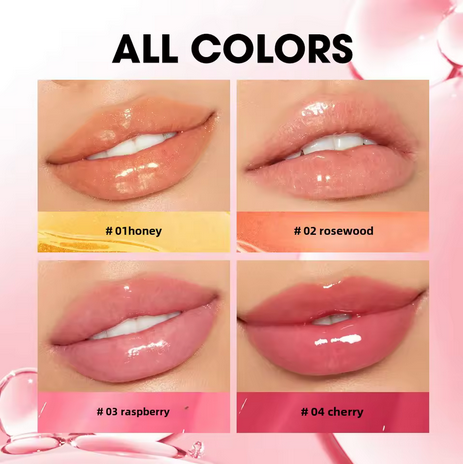 Water Glass Transparent Lip Gloss – Moisturizing Shine & Easy Color MERLIÁ
