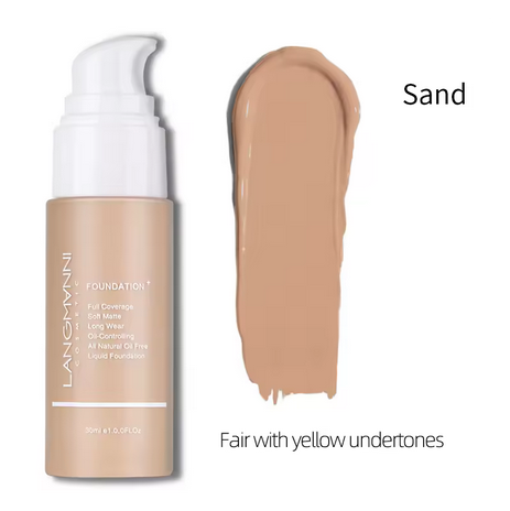 Liquid Foundation & Concealer – Oil Control, Full Coverage & Natural Finish MERLIÁ