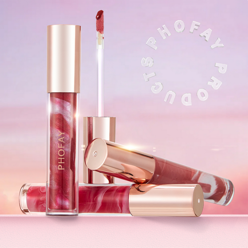 PHOFAY Rose Blooming Hydrating Lip Gloss MERLIÁ