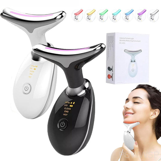Neck & Face Massager – LED & Skin Rejuvenation MERLIÁ