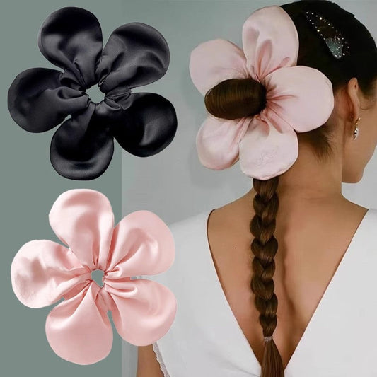 Silky Flower Hair Scrunchie MERLIÁ