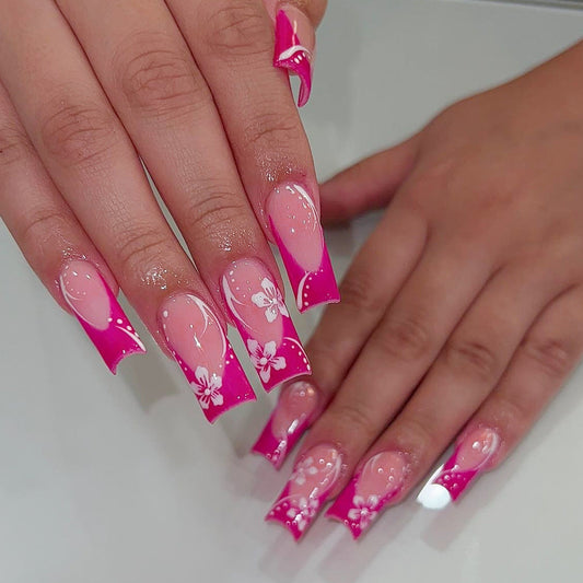 Rose Red Press-On Nails🌸 MERLIÁ