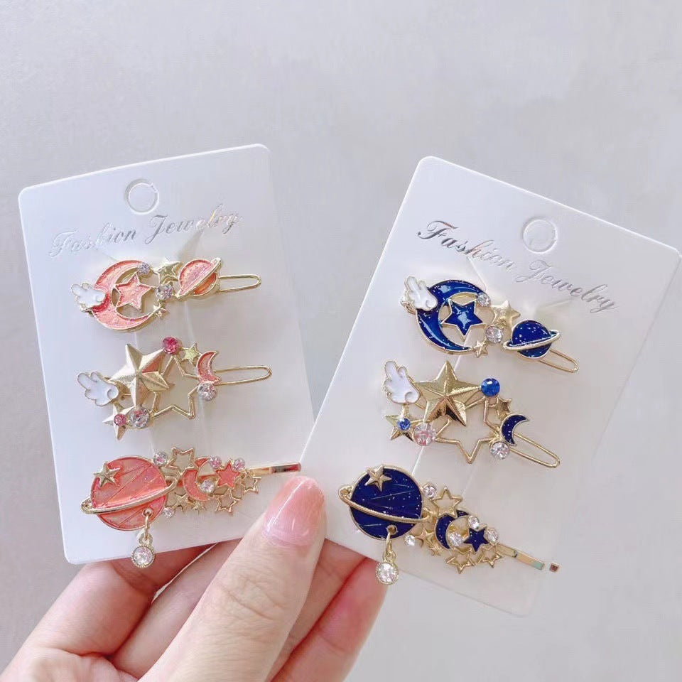 Aesthetic starry sky hairpins⭐ MERLIÁ