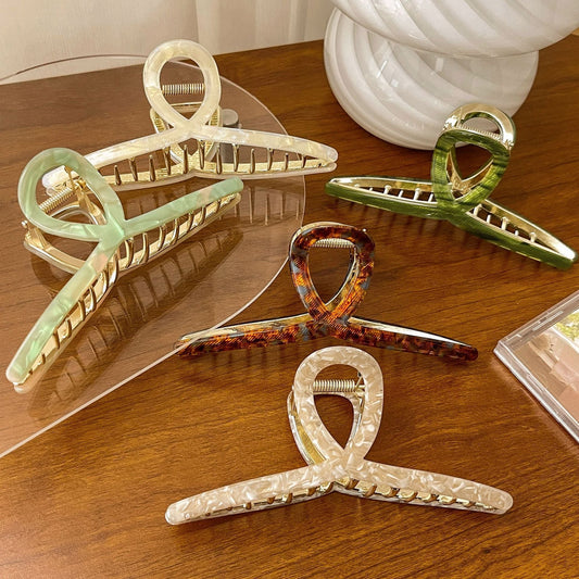 French Retro Acetate Hair Clip – 1pc MERLIÁ